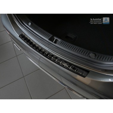Накладка на задний бампер (черная) Mercedes E class W213 Sedan (2016-) бренд – Avisa главное фото